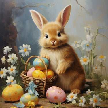 Easter Bunny Acrylic Canvas